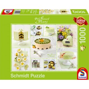 Schmidt Spiele (59575) - "Spring Green Cake Buffet" - 1000 pieces puzzle