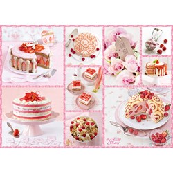 Schmidt Spiele (59576) - "Pink Pie Happiness" - 1000 pieces puzzle