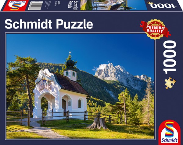 Schmidt Spiele (58318) - "Bavarian Chapel" - 1000 pieces puzzle
