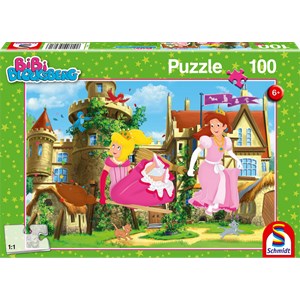 Schmidt Spiele (56281) - "Bibi Blocksberg, The Princess of Thunderstorm" - 100 pieces puzzle