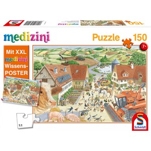 Schmidt Spiele (56291) - "Discover the Farm" - 150 pieces puzzle