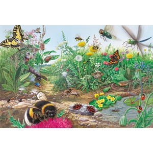 Schmidt Spiele (56293) - "Discover the World of Insects" - 200 pieces puzzle