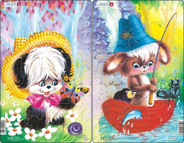 Larsen (CU2) - "Cute Animals" - 14 pieces puzzle