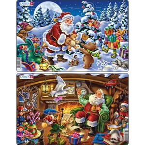 Larsen (XC1) - "Santa Claus" - 15 pieces puzzle