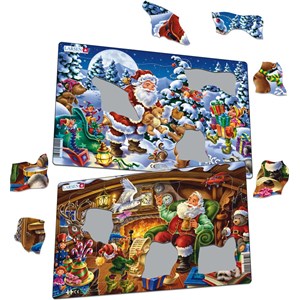 Larsen (XC1) - "Santa Claus" - 15 pieces puzzle