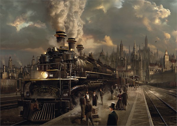 Schmidt Spiele (58206) - "Locomotive" - 1000 pieces puzzle