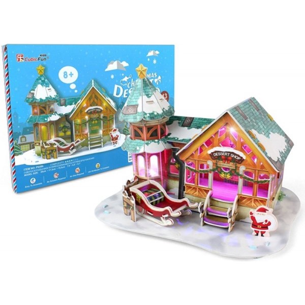 Cubic Fun (P649h) - "Christmas Dessert Shop" - 43 pieces puzzle