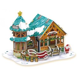 Cubic Fun (P649h) - "Christmas Dessert Shop" - 43 pieces puzzle