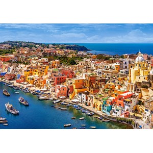 Castorland (C-151769) - "Marina Corricella, Italy" - 1500 pieces puzzle