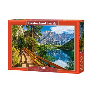 Castorland (C-104109) - "Braies Lake, Italy" - 1000 pieces puzzle