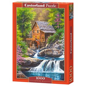 Castorland (C-104055) - "Spring Mill" - 1000 pieces puzzle