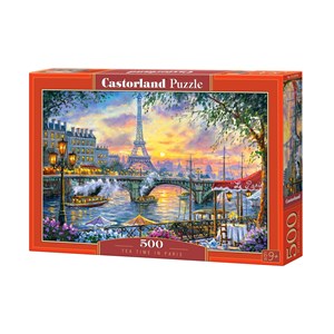 Castorland (B-53018) - "Tea Time in Paris" - 500 pieces puzzle