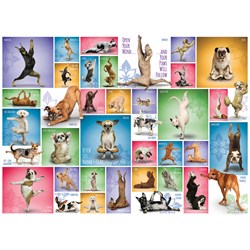 Eurographics (6000-0954) - "Yoga Dogs" - 1000 pieces puzzle