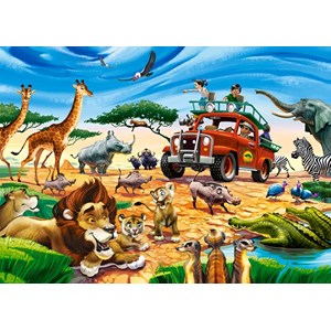 Castorland (B-018390) - "Safari Adventure" - 180 pieces puzzle