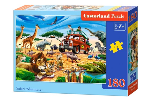 Castorland (B-018390) - "Safari Adventure" - 180 pieces puzzle