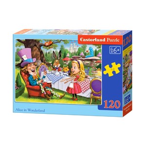 Castorland (B-13456) - "Alice in Wonderland" - 120 pieces puzzle