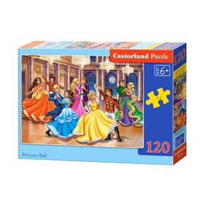 Castorland (B-13449) - "Princess Ball" - 120 pieces puzzle