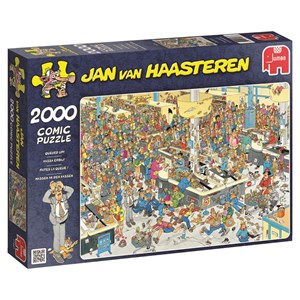 Jumbo (17467) - Jan van Haasteren: "Queued Up" - 2000 pieces puzzle
