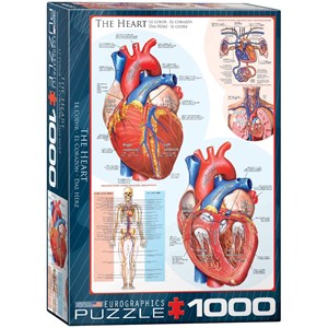Eurographics (6000-0257) - "The Heart" - 1000 pieces puzzle