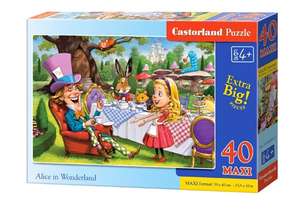 Castorland (B-040292) - "Alice in Wonderland" - 40 pieces puzzle