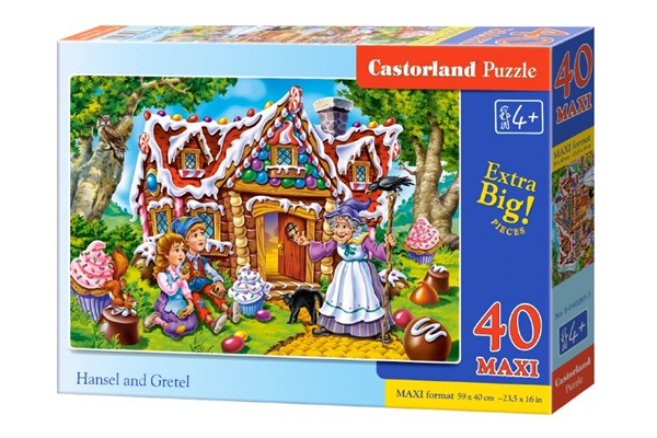 Castorland (B-040285) - "Hansel and Gretel" - 40 pieces puzzle
