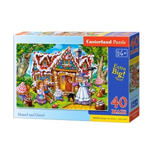 Castorland (B-040285) - "Hansel and Gretel" - 40 pieces puzzle