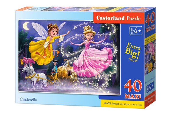 Castorland (B-040278) - "Cinderella" - 40 pieces puzzle
