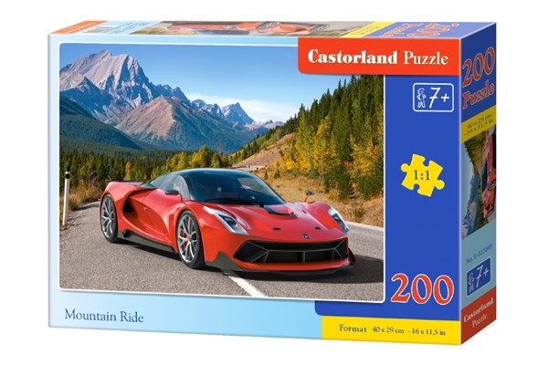 Castorland (B-222049) - "Mountain Ride" - 200 pieces puzzle