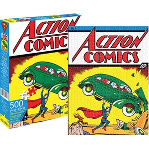 Aquarius (62105) - "Superman Cover (DC Comics)" - 500 pieces puzzle