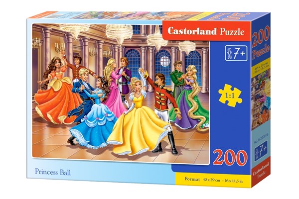 Castorland (B-222018) - "Princess Ball" - 200 pieces puzzle