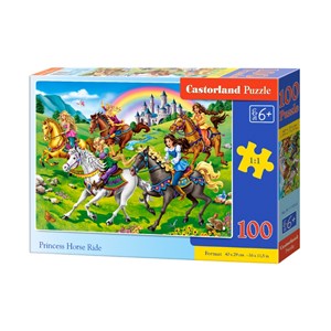 Castorland (B-111053) - "Princess Horse Ride" - 100 pieces puzzle