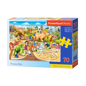 Castorland (B-070046) - "Dinosaur Park" - 70 pieces puzzle