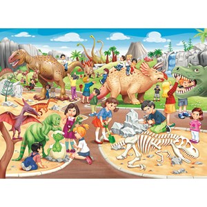 Castorland (B-070046) - "Dinosaur Park" - 70 pieces puzzle
