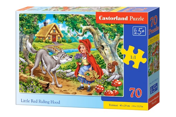 Castorland (B-070015) - "Little Red Riding Hood" - 70 pieces puzzle