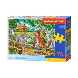 Castorland (B-070015) - "Little Red Riding Hood" - 70 pieces puzzle