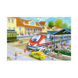 Castorland (B-040032) - "Railway station" - 40 pieces puzzle