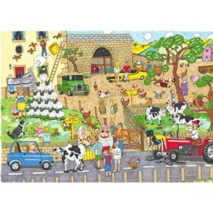The House of Puzzles (3848) - "Funny Farm" - 1000 pieces puzzle
