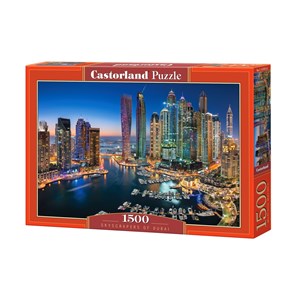 Castorland (C-151813) - "Skyscrapers of Dubai" - 1500 pieces puzzle
