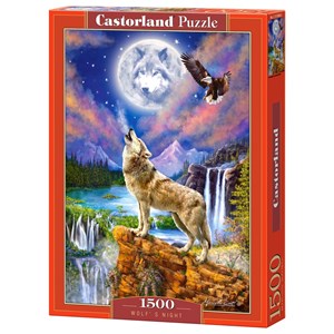 Castorland (C-151806) - "Wolf's Night" - 1500 pieces puzzle