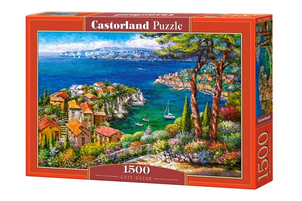 Castorland (C-151776) - "Cote d’Azur" - 1500 pieces puzzle
