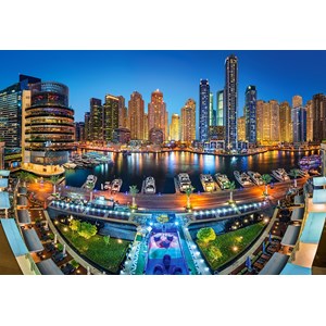 Castorland (C-104222) - "Dubai Marina" - 1000 pieces puzzle
