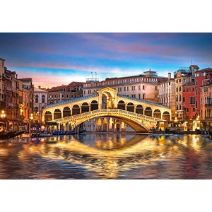 Castorland (C-104215) - "Rialto by Night" - 1000 pieces puzzle