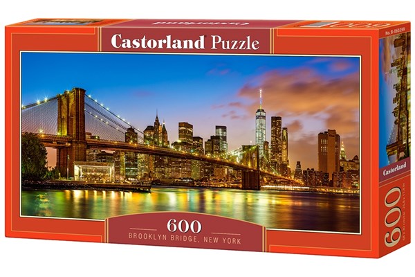 Castorland (B-060399) - "Brooklyn Bridge, New York" - 600 pieces puzzle