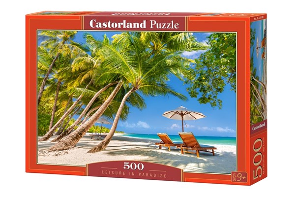 Castorland (B-53100) - "Leisure in Paradise" - 500 pieces puzzle