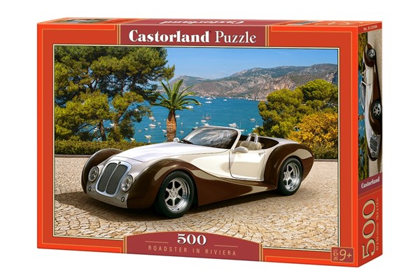 Castorland (B-53094) - "Roadster in Riviera" - 500 pieces puzzle