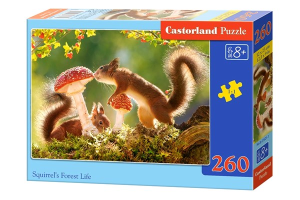 Castorland (B-27521) - "Squirrel's Forest Life" - 260 pieces puzzle