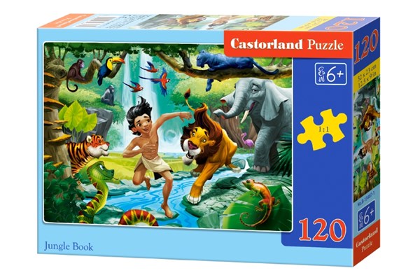 Castorland (B-13487) - "Jungle Book" - 120 pieces puzzle