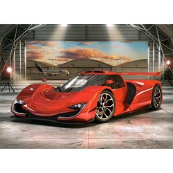 Castorland (B-066162) - "Concept Car in Hangar" - 60 pieces puzzle