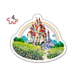 Castorland (B-005109) - "Snow White's Story" - 3 4 6 9 pieces puzzle