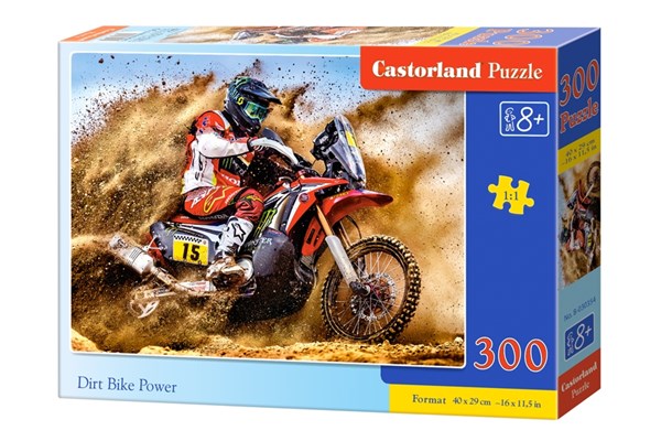 Castorland (B-030354) - "Dirt Bike Power" - 300 pieces puzzle